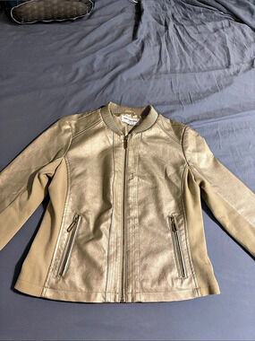 Marc New York Gold Bomber Jacket